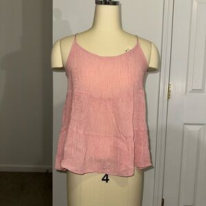 H&M Divided Pink Shoujo Girl Layered Spaghetti Strap Camisole